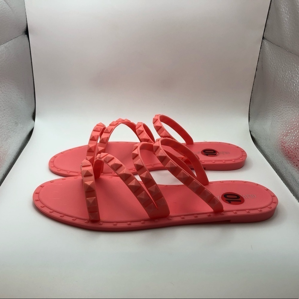 NEW! Olivia Miller jelly sandals womens size 10